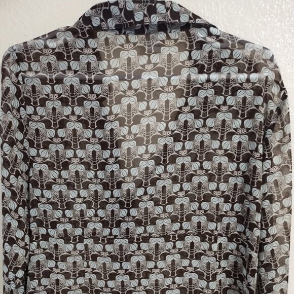 Beautiful Sheer Silk Blouse - Picture 3 of 5